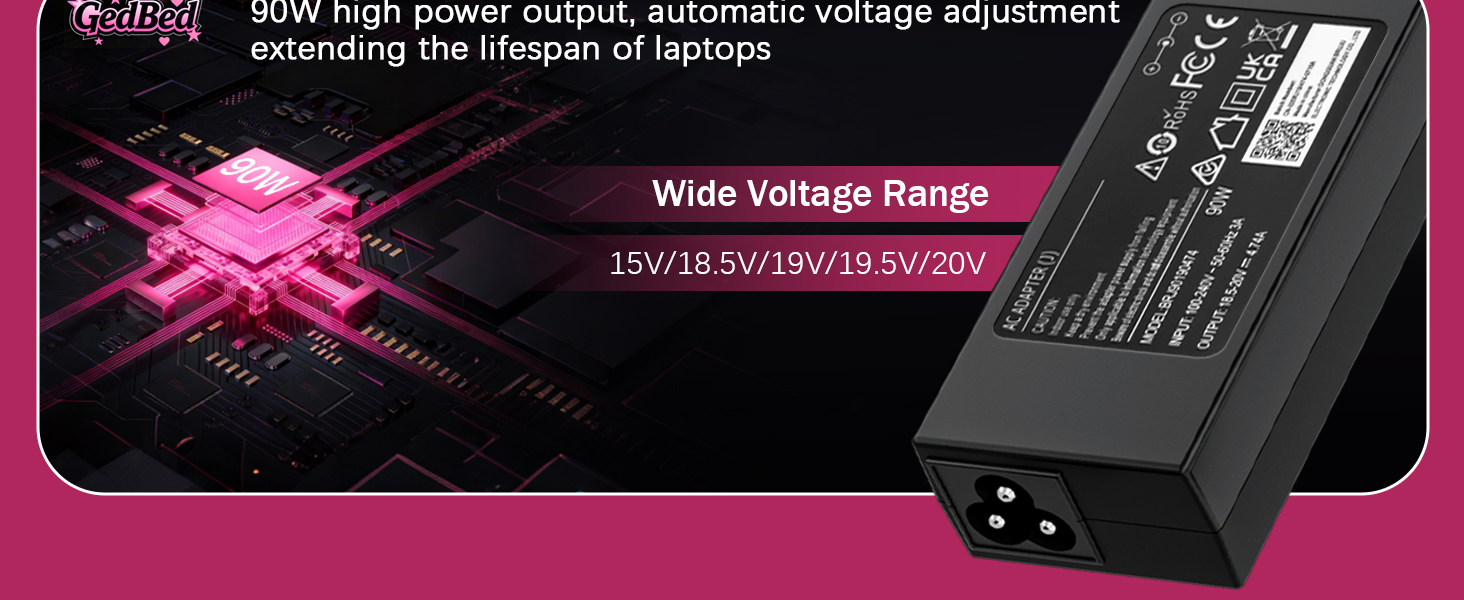 90W Universal laptop charger