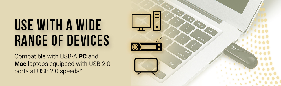 PNY Attaché 4 USB 2.0 16GB Flash Drive - Use With A Wide Range Of Devices