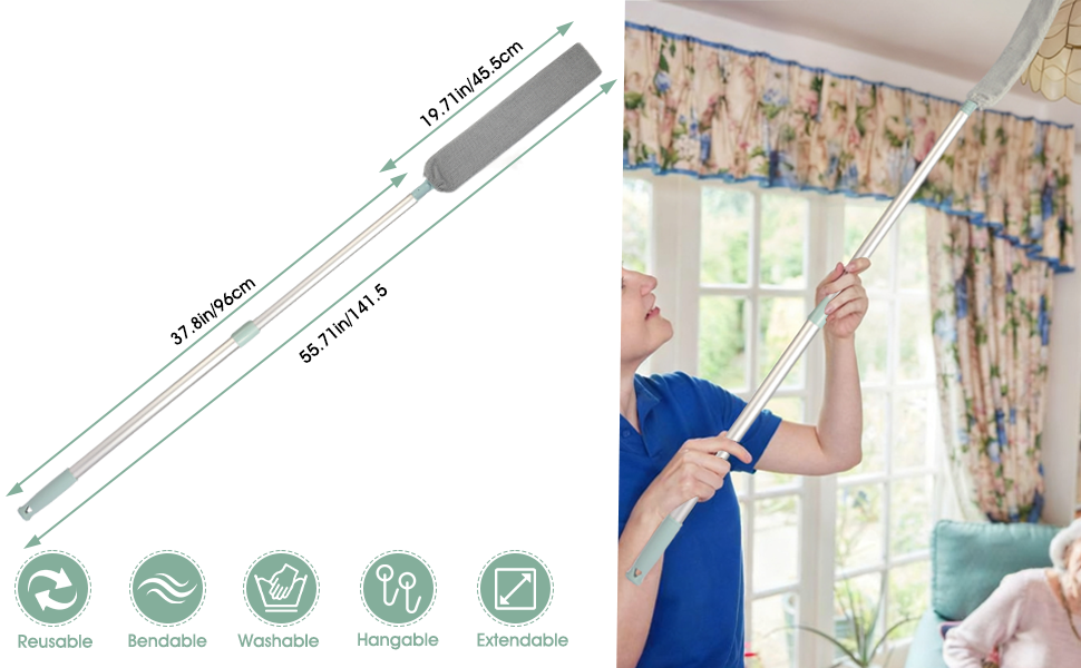 flat duster for under appliances