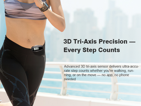 3D Pedometer for Walking