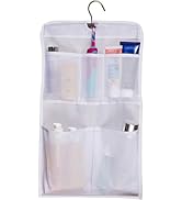 MISSLO Shower Caddy Organizer 5 Pockets Roll up Hanging Bathroom Accessories Storage for Camper, ...