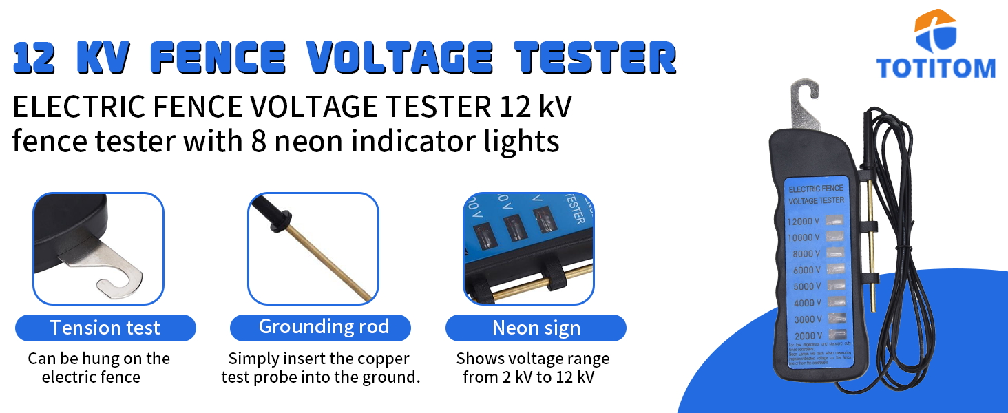 electric fence tester