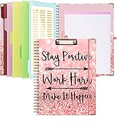 Lateefah Clipboard with Storage, Cute Clipboard Folder with Interior Storage Pockets, Clip Board ...