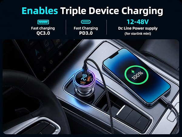 starlink mini car adapter