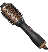 One-Step Hot Air Dryer &amp; Volumizer - 5-in-1 Multifunctional Professional Blow Dry Brush - Curler,...