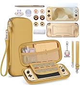 innoAura Switch Lite Case 18 in 1 Switch Lite Accessories Bundle with Switch Lite Carrying Case, ...