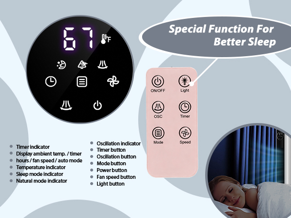 tower fan with remote