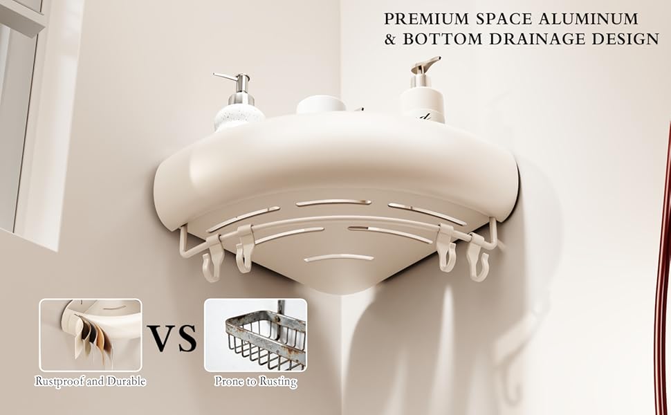 rust proof shower caddy