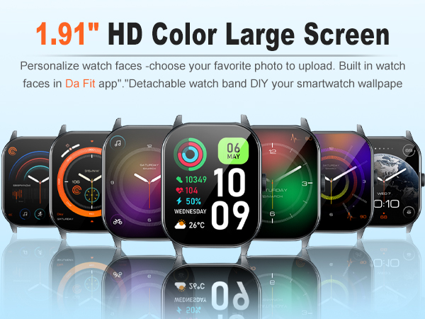 1.91&amp;#34; HD Color Large Screen