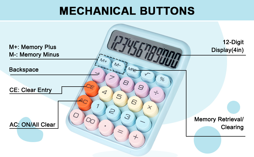 Mechanical Calculator blue-3