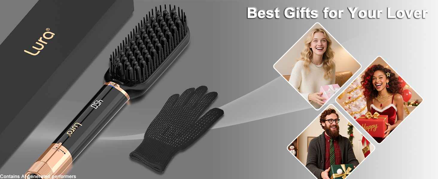 straightener brush