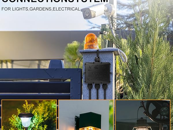 waterproof junction box 4way IP68