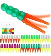 Dovesun Crappie Lures Kit Fishing Soft Plastic Lures Crappie Walleye Trout Bass Fishing Baits Fis...