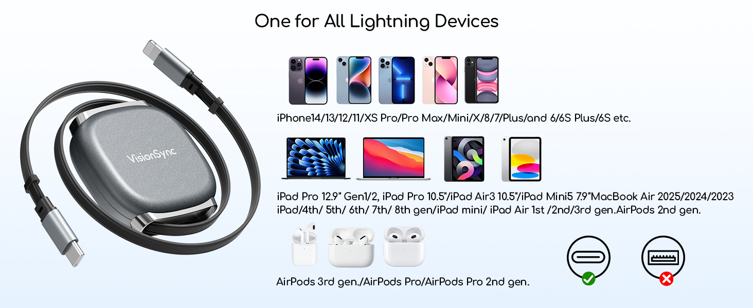 retractable lightning cable