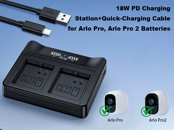 Battery Charging Station for Arlo Pro, Arlo Pro 2 