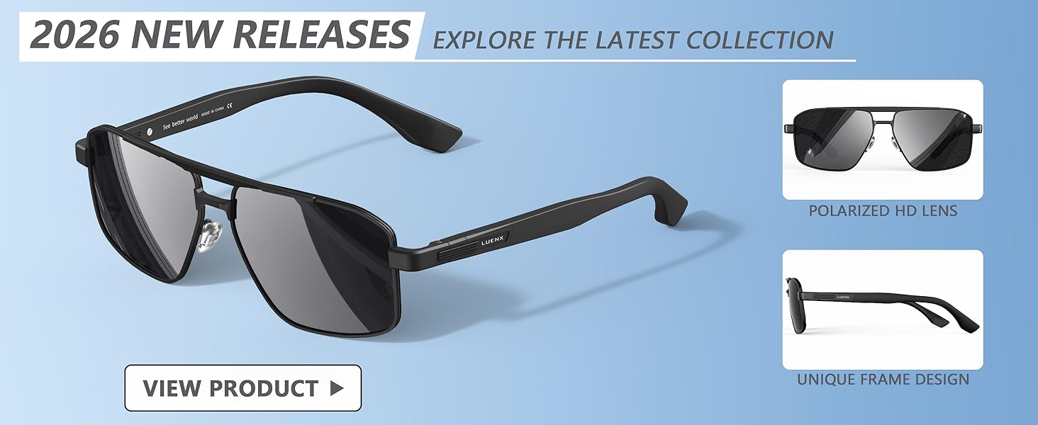square aviator sunglasses for men