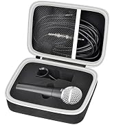 Microphone Case for Shure SM58 Pro XLR/SM57/SM58S/PGA48/BETA 58A/PGA58 Dynamic Microphones, Holde...