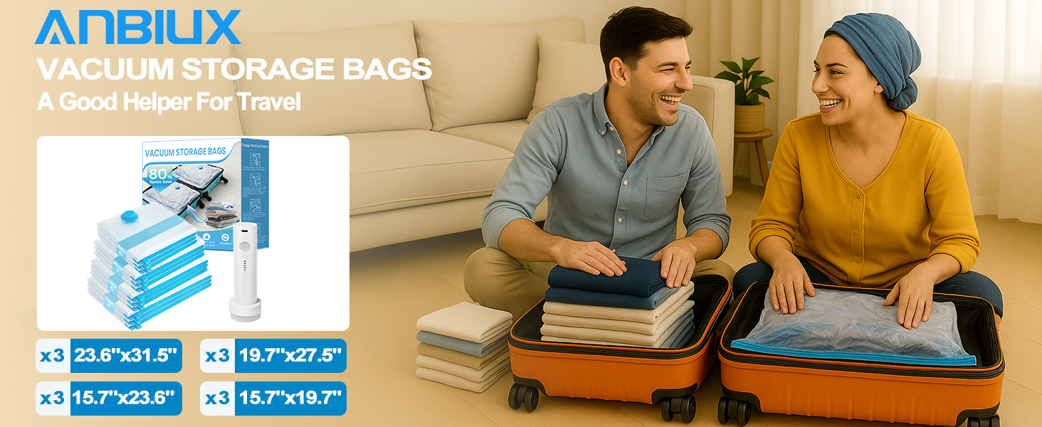 vacuum seal bags for clothing travel