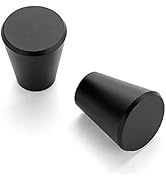 Ravinte 10 Pack 3/4 inch Kitchen Cabinet Knobs Drawer Knobs Dresser Knobs Matte Black Knobs Drawe...