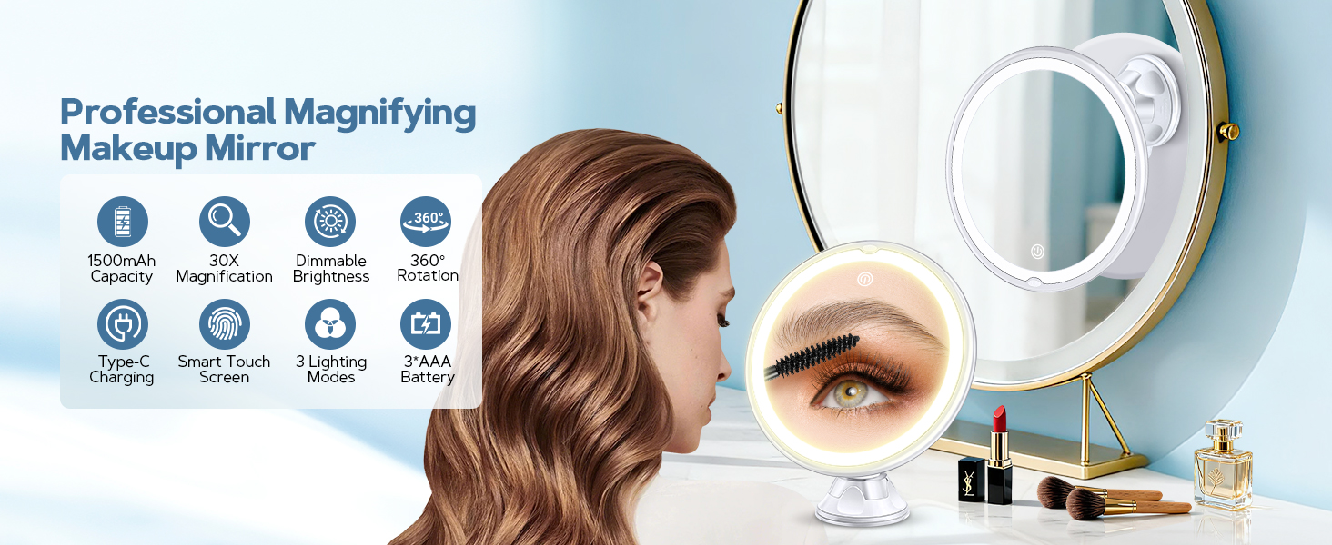 Magnifying Mirror Suction Cup