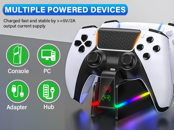 ps5 controller charging dock