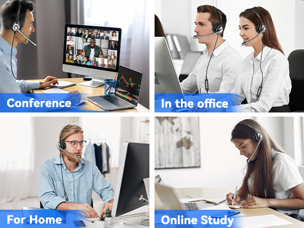 headset with microphone for laptop