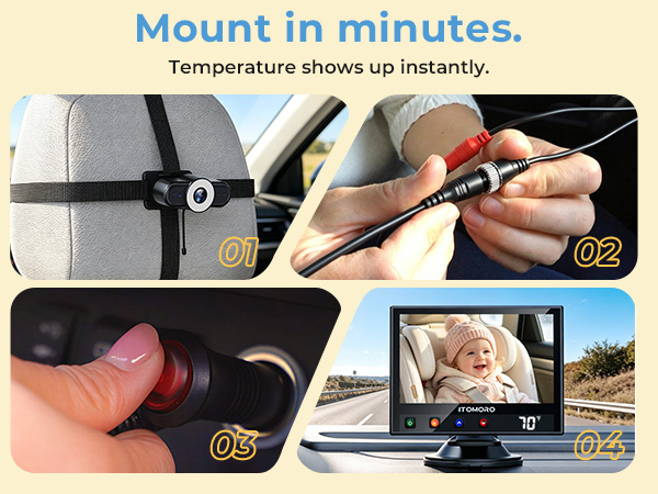 camara para bebes carro