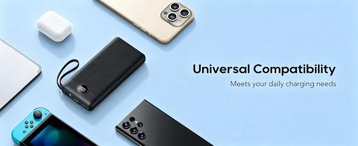 portable charger for multi devices