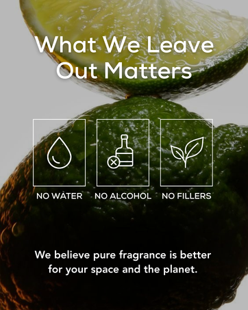 no water, no alcohol, no fillers
