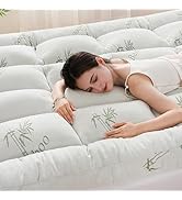 DOWNCOOL 3 Inch Queen Mattress Topper – Cooling Memory Foam Mattress Topper for Back Pain Relief,...