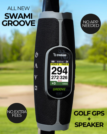 swami groove golf gps speaker
