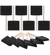 Bates- Foam Paint Brushes, 3 Inch, 12 pcs, Foam Brush, Sponge Brush, Sponge Brushes for Painting,...