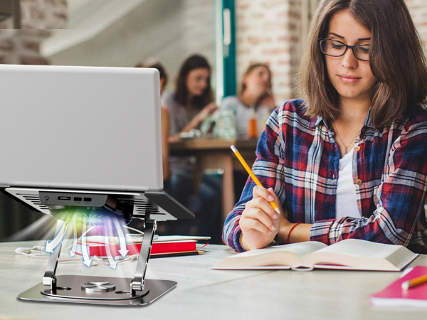 desk laptop stand macbook air stand laptop stand portable desk computer stand folding laptop stand