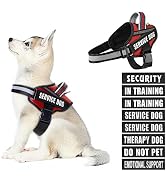 Dog Vest Harness and Patches Set, Animire in Training Service Dog Harness with 8 Dog Patches, Ref...