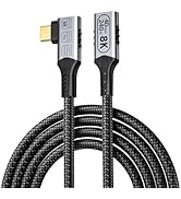 long right angle usb4 extension 6.6FT/2M for Thunderbolt 4 Extension Cable high Speed 40Gbps Data...