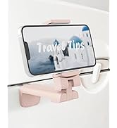 MiiKARE Airplane Travel Essentials Phone Holder, Universal Handsfree Phone Mount for Flying with ...