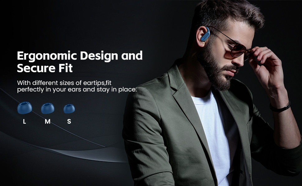 earphones with ergonomic design