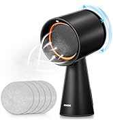 FOHERE Portable Range Hood, Desktop Range Hood with 5 Activated Charcoal Air Filters, 3-Speed Win...