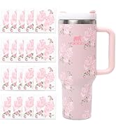 Kaitiaki Bows Stickers Compatible with Stanley Tumbler Accessories - Fits Holiday Quencher Tumble...