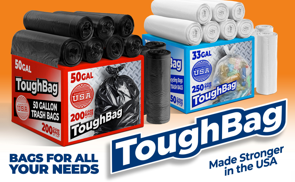 ToughBag Trash Bags Rolls