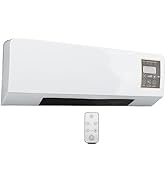 Portable Air Conditioners, Mini Cooling and Heating Wall Mounted AC Fan, Low Noise Touch Control ...