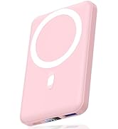 AOGUERBE for Magsafe Portable Charger, 10000mAh Wireless Magnetic Power Bank PD 22.5W Fast Chargi...