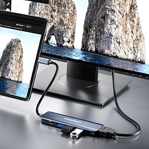 USB C HDMI Adapter-Mirror