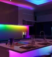 SeJaiminy LED Strip Lights, 5V RGB Color Changing Light Strips with Remote Control, USB Powered F...