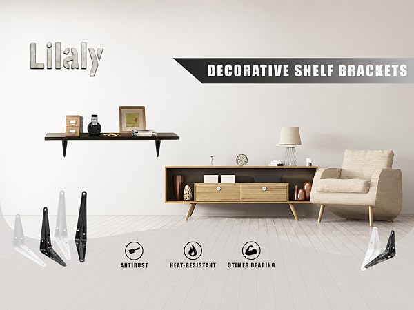 Heavy Duty L Brackets for Shelves