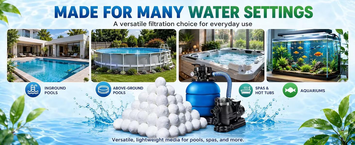 POOL FILTER BALLS
