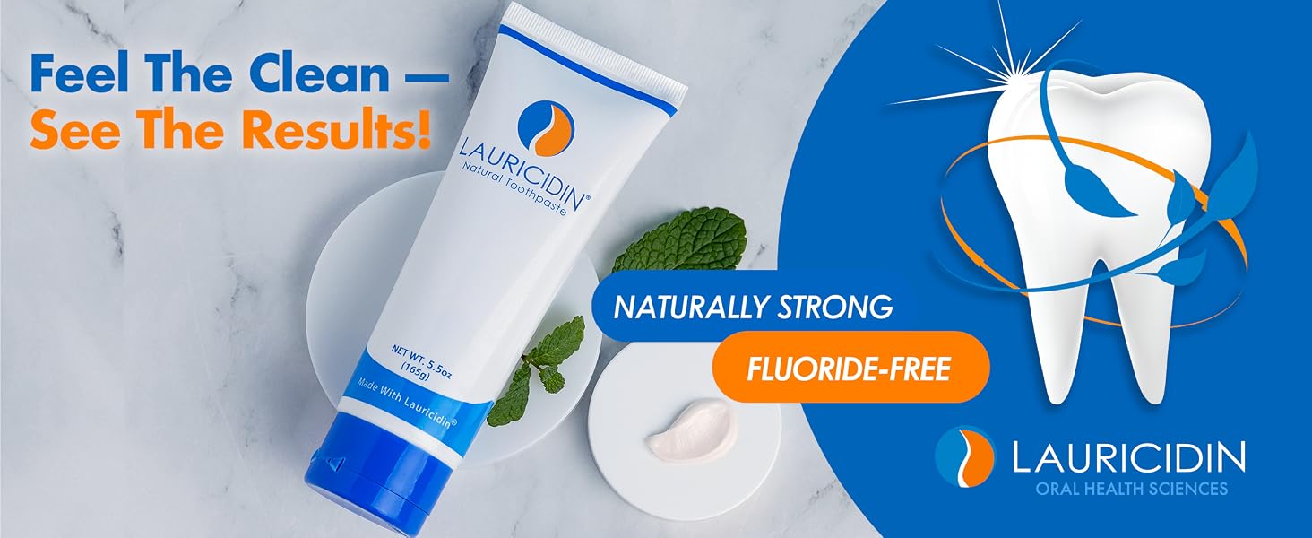 Fluoride-Free, SLS-Free, Gluten Free Toothpaste, Allergen Free Toothpaste