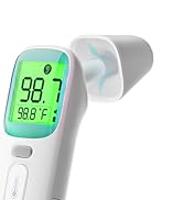 FSA-HSA Eligible Touchless Infrared Forehead Thermometer Adults &amp;amp; Baby Digital Thermometer