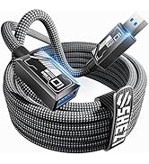 Vexipia USB Extension Cable 10FT, USB 3.0 Extension Cable Type A Male to Female USB Extender Cord...