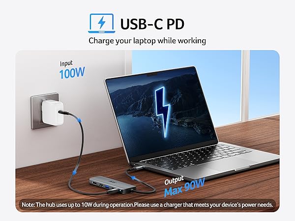Acer USB C Hub, 5-IN-1 USBC to HDMI Adapter